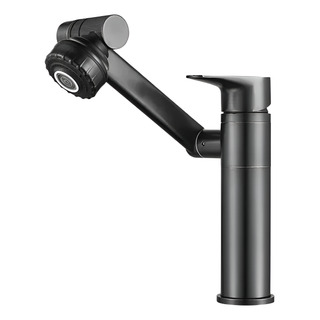 Torneira Multi-função Monconando Preta Aço Inox Alta 360o Torneira Multi-função Monconando Preta Aço Inox Alta 360o