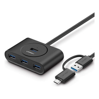 Hub Adaptador Ugreen Usb Tipo C P Usb 3.0 4 Portas Tipo A Hub Adaptador Ugreen Usb Tipo C P Usb 3.0 4 Portas Tipo A