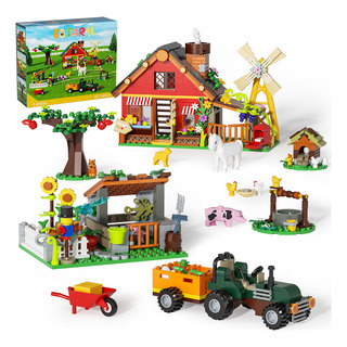 Animais De Fazenda E Brinquedos De Construção De Tratores Pa Animais De Fazenda E Brinquedos De Construção De Tratores Pa