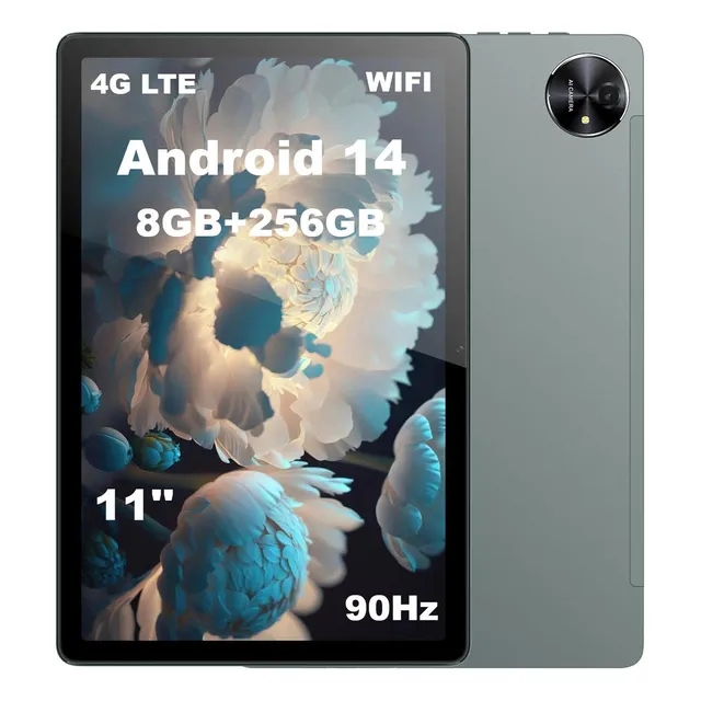 Tablet Black Shark Pad 6, 11'' FHD pantalla, 90 Hz, tablet con sim card 8GB RAM, 256GB ROM, Android 14 con cámara 16 MP y 8 MP Color verde