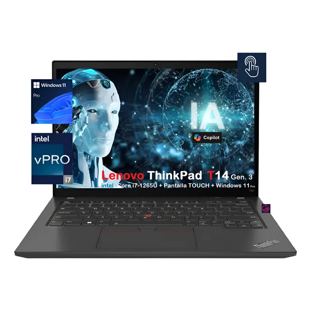 Thinkpad T14 Gen.3   Core I7-1265u 32gb 1tb 14-touch W11 Pro