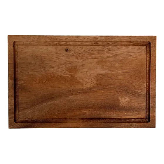 Tabla De Corte Picar De Madera De Parota 20x30cms
