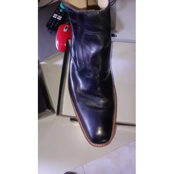 Botas De Cuero De Hombre