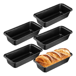 Set 5 Pzs Molde Para Panque Pan De Caja Antiadherente Horno Set 5 Pzs Molde Para Panque Pan De Caja Antiadherente Horno