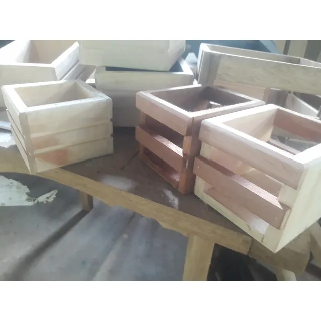 Cajitas Guacales De Madera 10x10x6