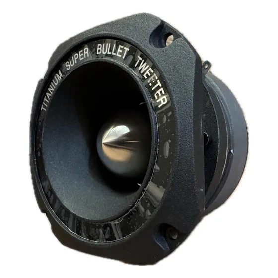 Super Tweeter Bala De Titanio 380w 1'' Driver Con Capacitor