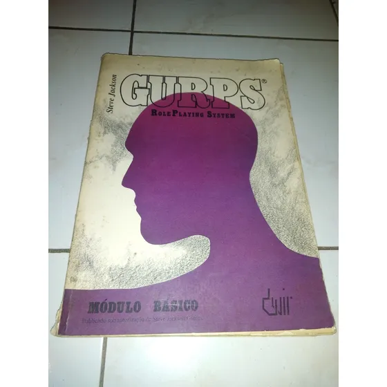Gurps Módulo Básico 3° Edição Rpg Capa Brochura Ler Obs.