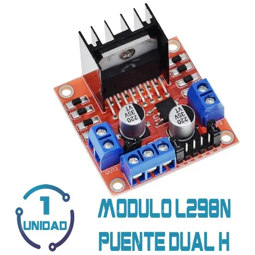 Módulo L298n Controladora Motor Paso A Paso, Puente Dual H