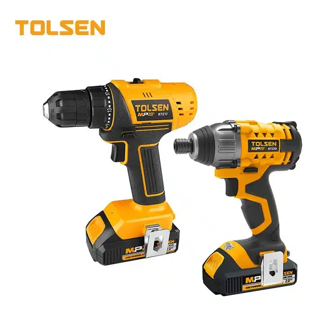 Kit Combinado Taladro Inalámbrico 3/8  Tolsen