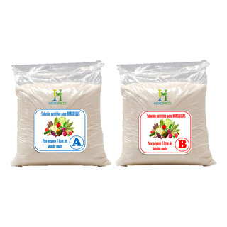 Solución Nutritiva Hidroponica A - B Para 1000 Litros Solución Nutritiva Hidroponica A - B Para 1000 Litros