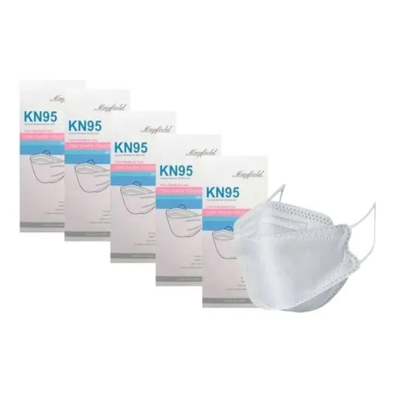 Mascarilla Mayfield Kn95 Fish Shape 100 Unid Individuales