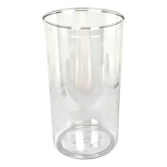 * 1 Vasos Acrílicos Transparentes Para Arranjo Flores Alto 