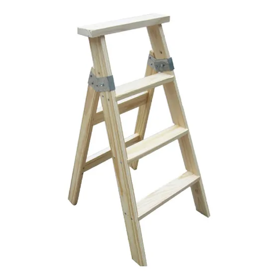 Escalera De Madera  4 Escalones 