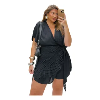 Macaquinho Kimono Plus Size Macaquinho Kimono Plus Size