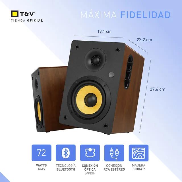 Parlante Thonet & Vander Kurbis Cinema con bluetooth donker 220V