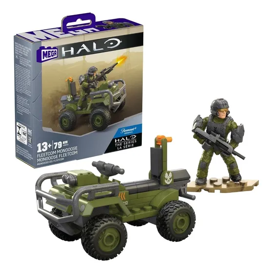 Mega Halo Juguete De Construcción Mongoose Del Fleetcom Cantidad de piezas 79