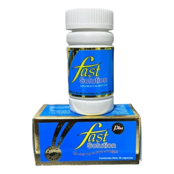 Suplemento En Cápsulas Natura Vive Control De Peso Fast Solution L Carnitina En Frasco