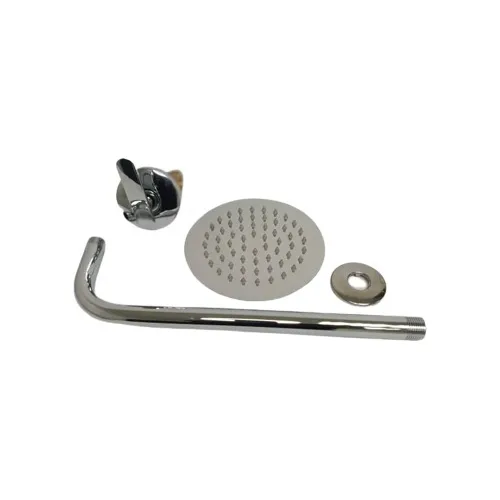 Combo Ducha Redondo , Llave Ducha , Ducha , Tubo , Roseta
