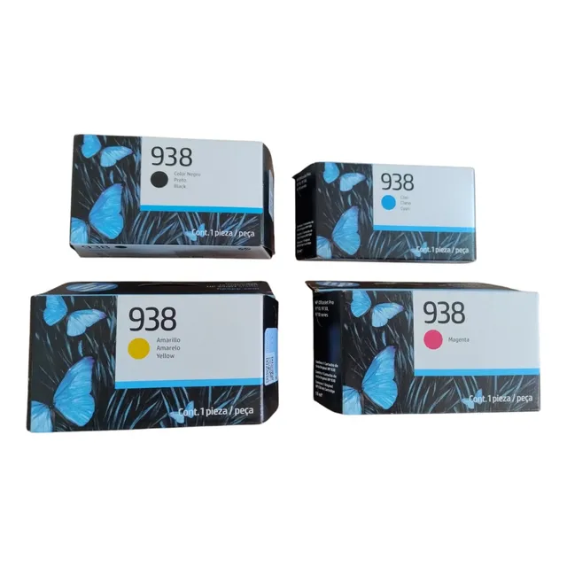 Pack 4 Cartuchos Hp 938 Bk/c/y/m Originales