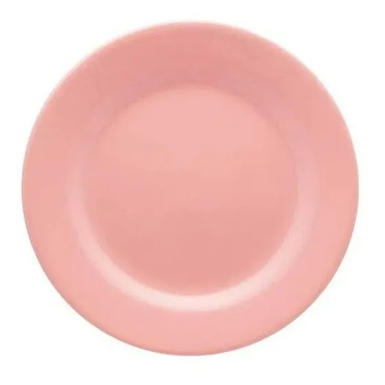 Juego De Platos 18 Piezas Rosado
