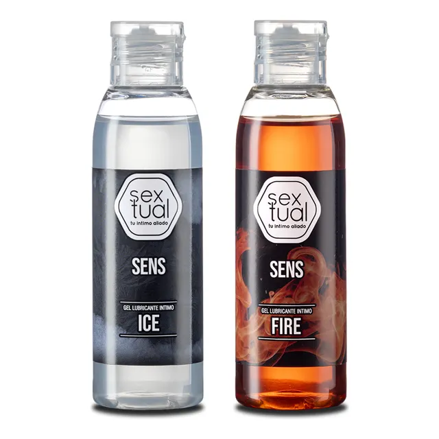 Pack X2 Gel Lubricante Intimo Efecto Calor Frío