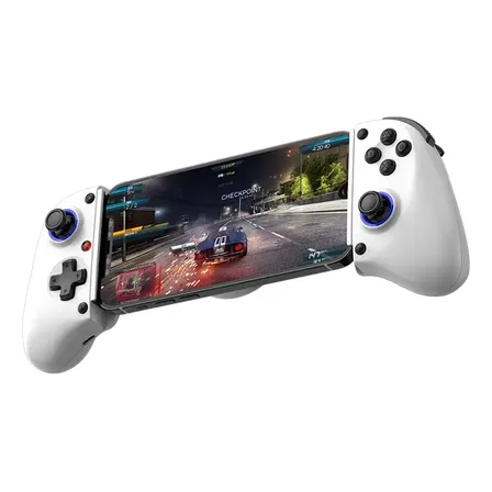 Controle Telescópico Sem Fio Para Jogos Para Celular E Table Branco