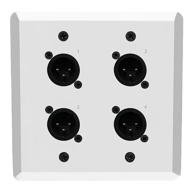 Adaptador De Pared Soundtools Wallcat Xlr-m-plata