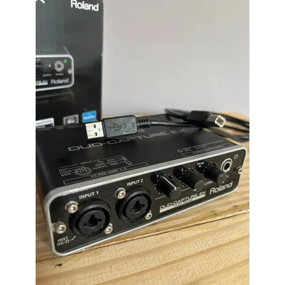 Interface De Áudio Roland Duo-capture Ex