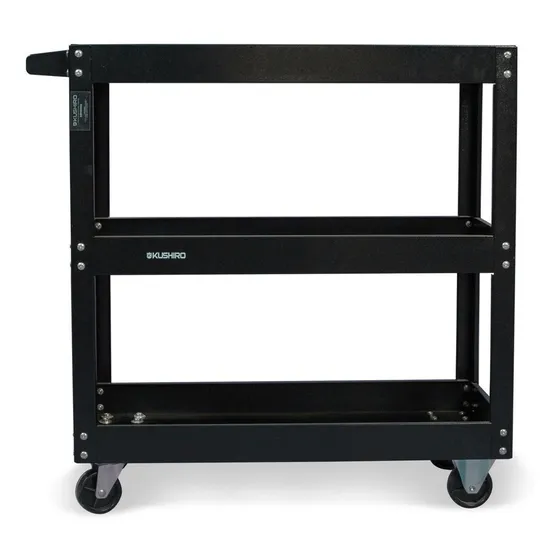 Mesa Rodante 3 Bandejas Estantes Mecanico Taller Kushiro