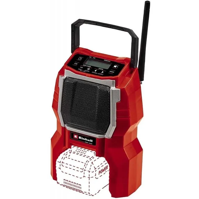 Radio Inalámbrica Einhell Tc-ra 18 Li Bt Sin Batería