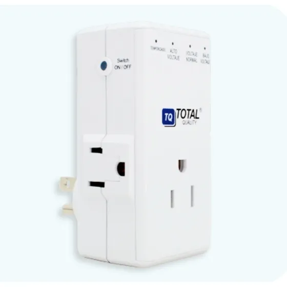 Protector De Voltaje 110v Para Equipos Electronicos 4 Tomas