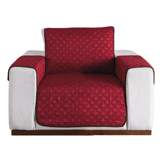 Protector De Sala Individual 2 Vistas Dammar Vianney Color Rojo