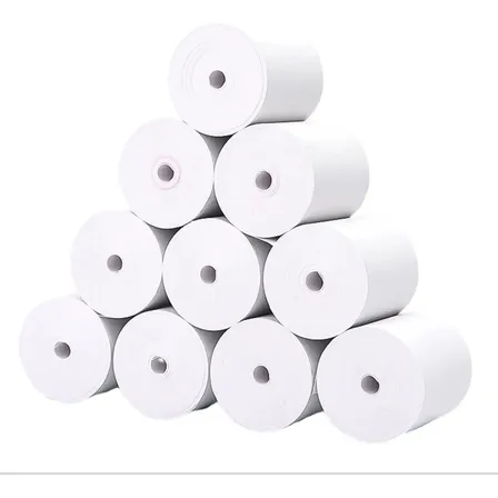 25 Rollos Térmicos 80x80 Mm Cinta Papel Impresora Térmica Color Blanco