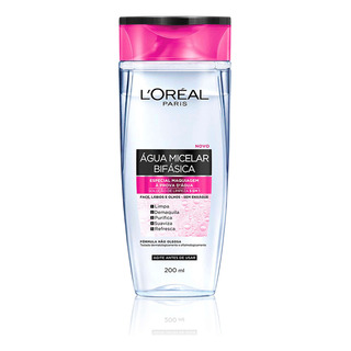 Água Micelar L'oréal Paris Bifásica Limpeza Facial 200ml Água Micelar L'oréal Paris Bifásica Limpeza Facial 200ml