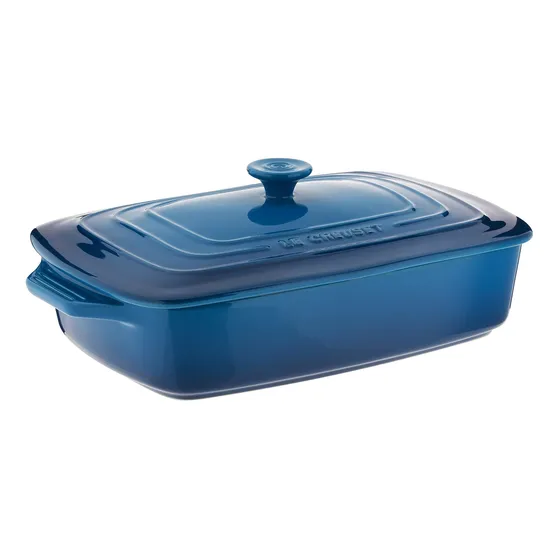 Le Creuset Stoneware Cazuela Rectangular Tapa 12.5 8.5