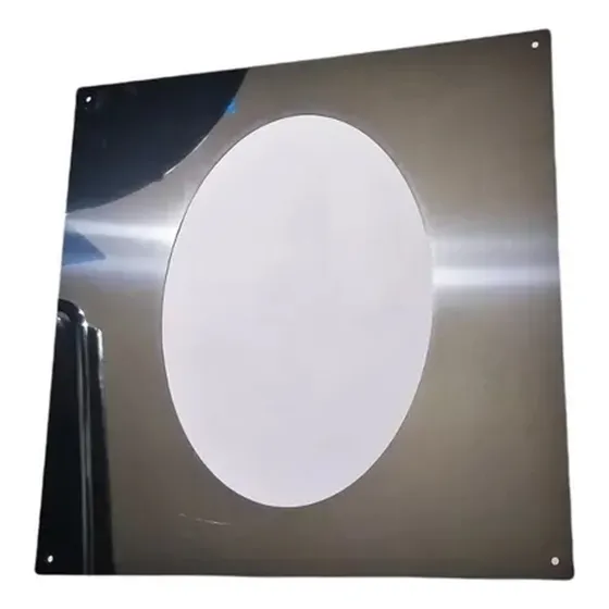 Platina Tapa Cielo De Pared Inox 4 Pulgadas 100mm Vientosur