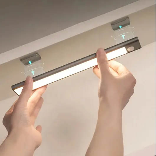 Lámpara Led Usb Recargable Sensor Movimiento Magnetica 20cm