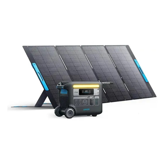 Kit Generador Anker Solix F2000 2048wh + Panel Solar 400w