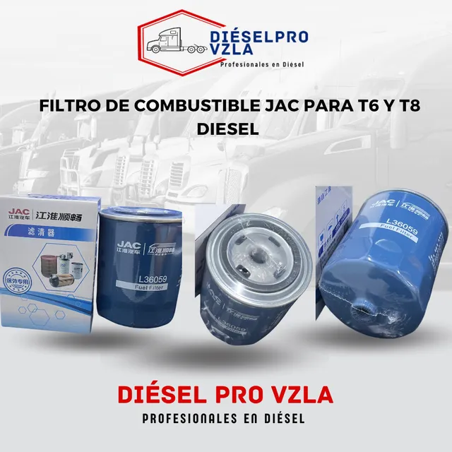 Filtro De Combustible Para Camioneta Jac T6 Y T8 Diesel
