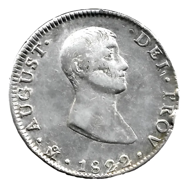 Moneda De 8 Reales Agustin De Iturbide 1822 (pollito)