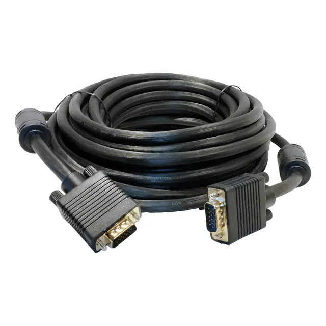 Cable Vga Monitor Proyector Doble Filtro 15 Metros