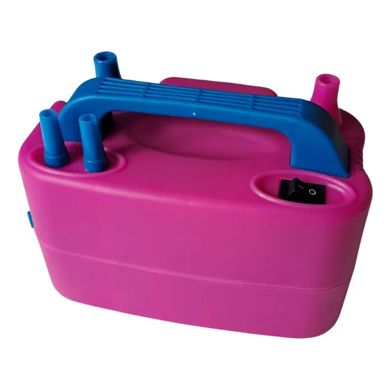 Bomba Para Inflar Globos Electrica De Doble Inflador Fiestas