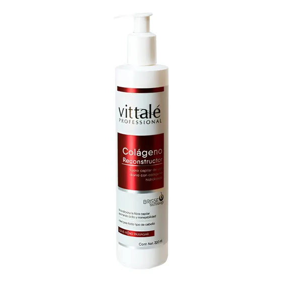 Suero Reconstructor Capilar Con Colageno Vittale 320ml
