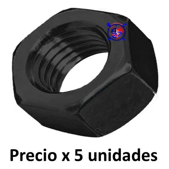 Tuerca Galvanizada Hexagonal 7/8 Negra