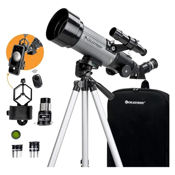 Celestron - Telescopio De Viaje Dx De 70mm - Telescopio Refr