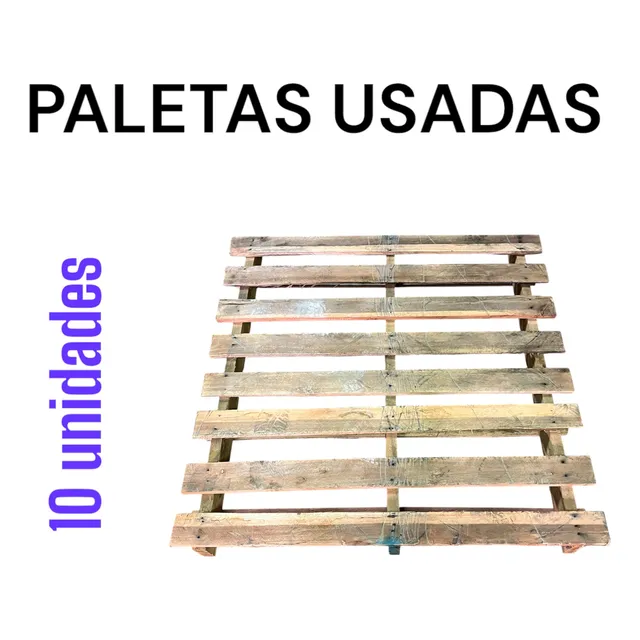 Paletas Usadas (10 Unidades)