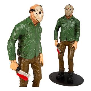 Boneco Jason Sexta Feira 13 Terror Colecionável De Resina Boneco Jason Sexta Feira 13 Terror Colecionável De Resina