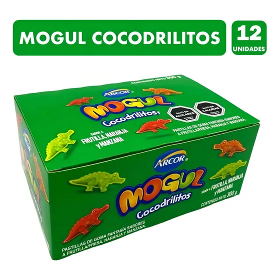 Caja Gomitas Arcor Mogul Cocodrilitos - Caja De 12 Unidades