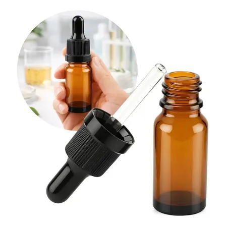 Frasco De Vidro Conta Gotas 10ml 30 Unidades Padrão Euro Seven Glass Store 4.9