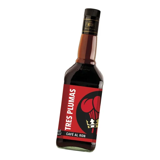 Café Al Ron Tres Plumas X 6 U. X 750ml